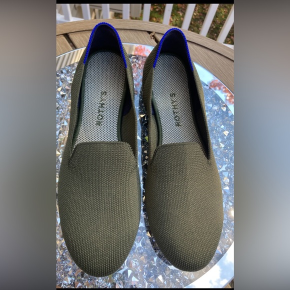 Rothy’s Cypress Green The Loafer Slip-On Flat WM SZ8W Sustainable Preppy Career - Picture 5 of 15